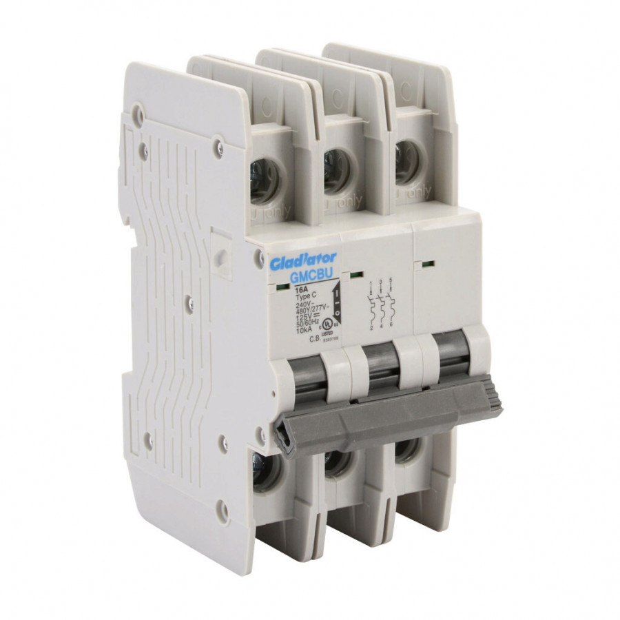 GMCBU3C16 > GLADIATOR > GLADIATOR MINIATURE CIRCUIT BREAKER, 16A