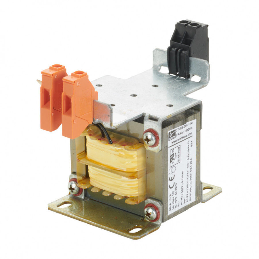 CT-005-060-12-0 > BLOCK > BLOCK CONTROL TRANSFORMER, OPEN CORE, 50 ...